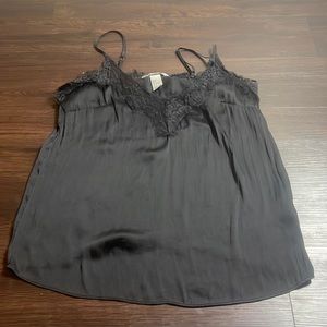 *SOLD* H&M satin with lace trim tank